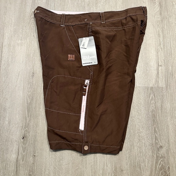 Wilson Light Weight Brown Shorts | Size Large | 10" Inseam | NWT - Picture 6 of 11
